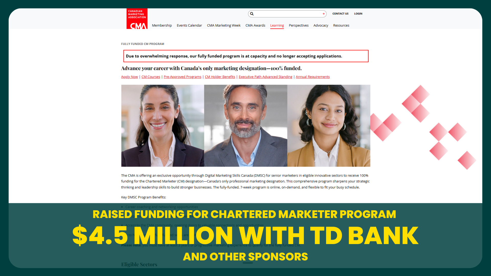 The CMA Chartered Marketer Program
